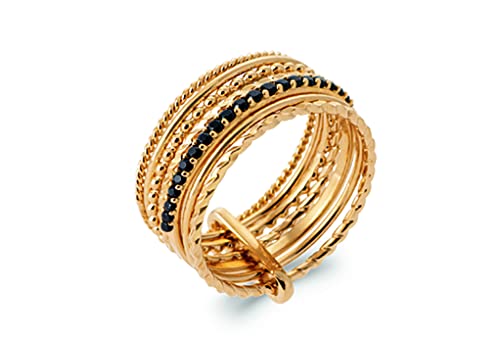 Bague en Plaqué Or 18 carats pour sublimer vos tenues du quotidien et de soirée