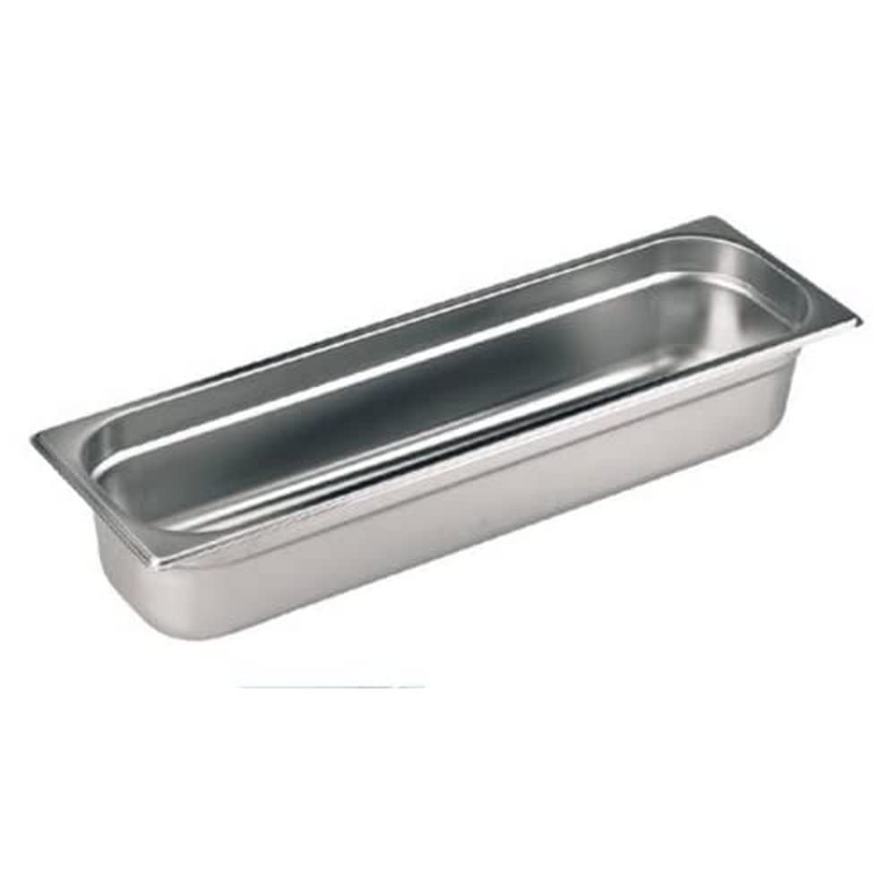 LACOR 67615 Gn-Behalter Gn 2/4 530 x 165 x 150 cm ohne Grif | Aus lebensmittelechtem Edelstahl gefertigt; hohe Korrosionsbeständigkeit und Haltbarkeit im täglichen Gebrauch