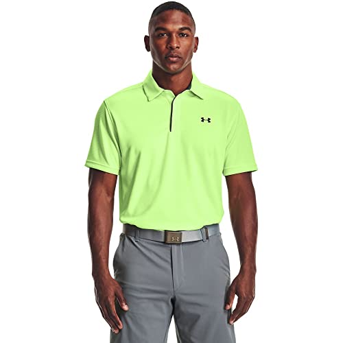Image of Under Armour Men's Polyester Solid Tech Polo | T-Shirt | 1290140-001