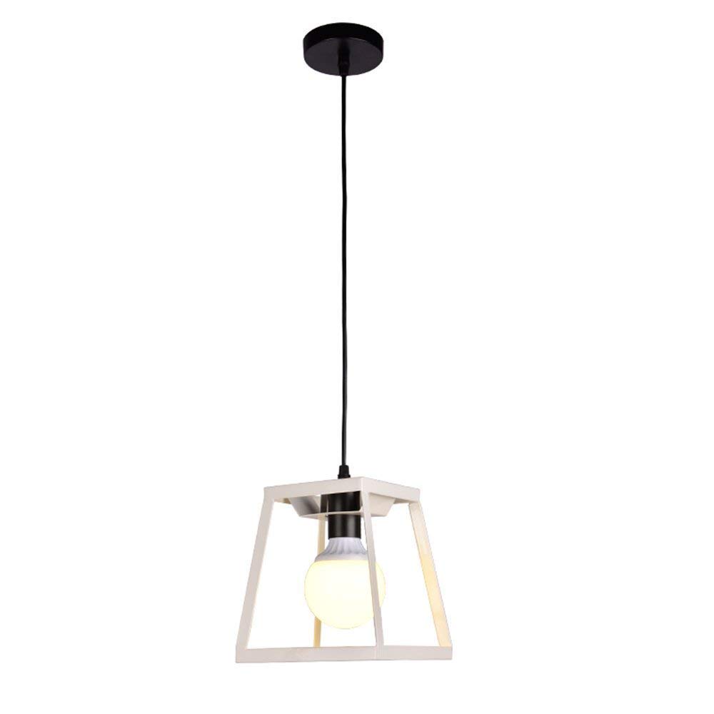 Suspension extérieure E27 rétro en fer blanc pour éclairage bar - 2