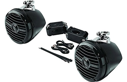 Rockford Fosgate MOTO-REAR1 Add On Rear UTV Car Vehicle Audio Stereo Speaker Kit for 2014 to 2018 Generation 1 RZR Stage 2 and 3 Packages
