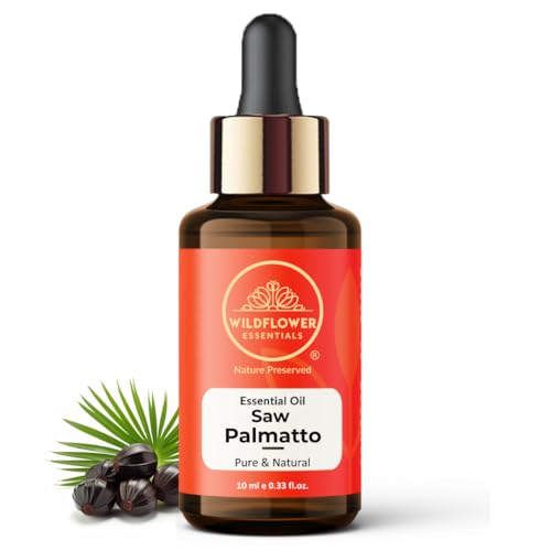 Image of Saw Palmetto Essential Oil (Serenoa repens) Pure | Non-Sticky | Lightweight | Steam Distilled | All Skin Type | Men & Women 10ml)