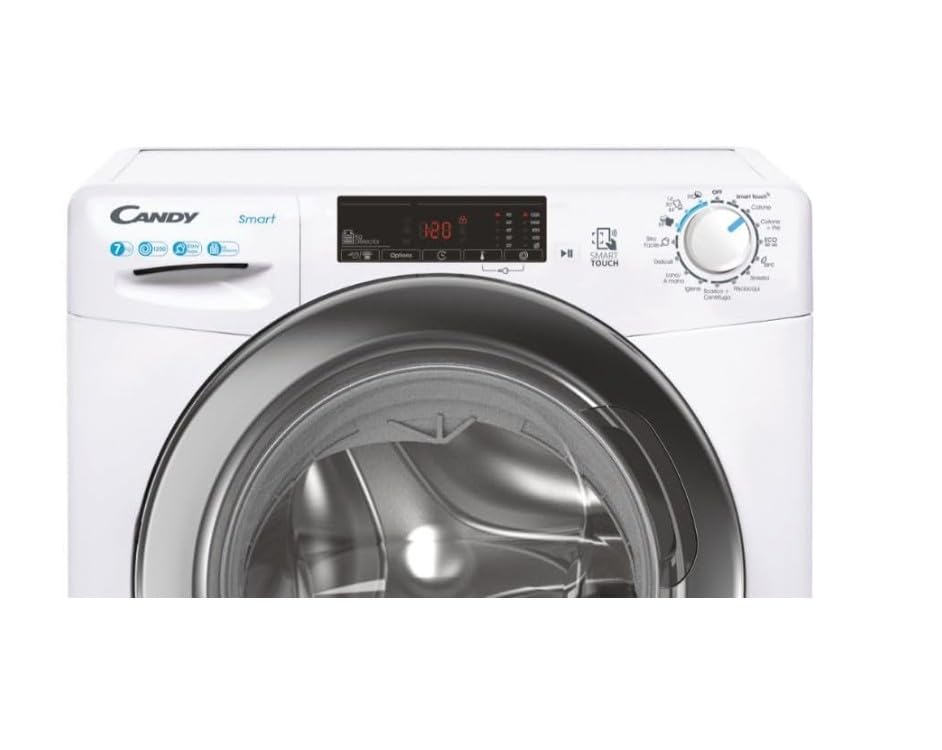 Lavatrice Candy Smart 7kg Classe C - 1200 Giri, NFC, 16 Programmi, Bianco 85x60x45 Cm - Foto 4