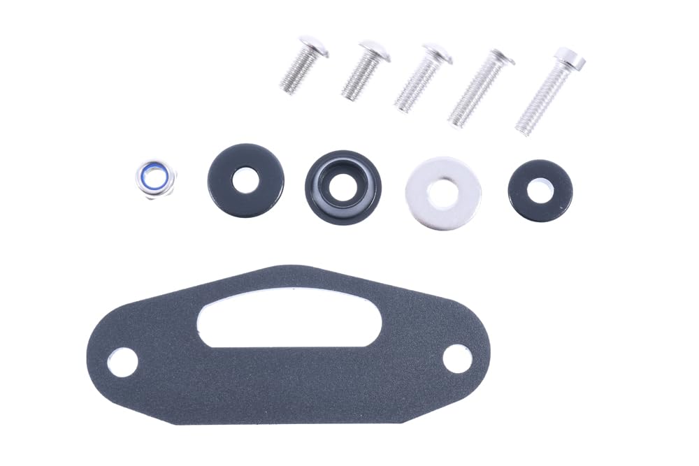 avdb-moto Auspuffhalterung kompatibel mit KTM RC 125 200 390 2017-2021 (ALUMINIUM)
