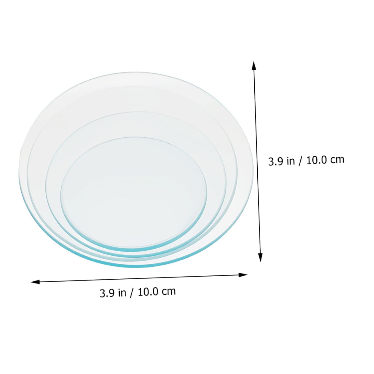 CHILDWEET 8pcs Laboratory Watch Glasses Laboratory Round Watch Glass Glass Transparent Watch Glass for School School Laboratory Watch Glass