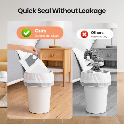 Image of 24 Pack Dust Bags for Roborock QV 35A /Saros 10R /Qrevo S Pro Robot Vacuum | 3L Large Capacity Replacement Dust Bag