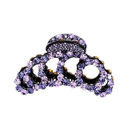 Pince à cheveux strass acrylique idéale pour soirée et mariage