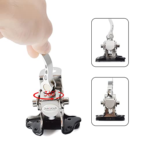 Hyshikra Qj-7 Antenna Mount Quick Installation Stainless Steel Car Clip Mount Trunk Lid Hatchback Mount Bracket For Yaesu Icom Midland Motorola Mobile Transceiver Radio Antenna #TOP4