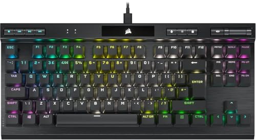 Teclado mecánico-óptico Corsair K70 RGB TKL con teclas PBT de doble inyección