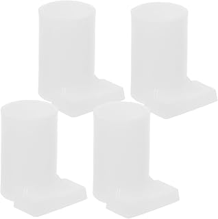 Plastic Mosquito Netting Rod Foot Covers 4pcs for Bed Supports