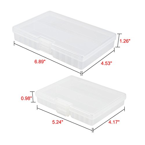 Boîte piles transparentes AA AAA sourcingmap lot de 2 étuis - 4