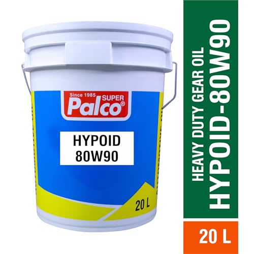 Image of PALCO Hypoid 80W90 Heavy Duty Gear Oil 20 Litre (Pack of 1), API GL-5 Gear Oil for Car and Commercial Vehicles, Manual Gearbox & Axles, High Load Protection & Smooth Shifting