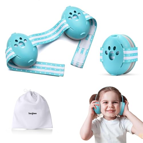 Image of BAYBEE Noise Reduction Ear Muffs for Baby | Essential Infants Ear Protector Headphones with 25db Noise Cancellation & Adjustable Headband | Improves Sleep, Ideal for Travel, Fireworks