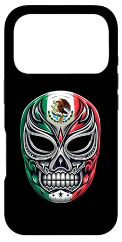 lucha libre メキシコ国旗 レスリングマスク 子供 メンズ レディース スマホケース iPhone 17 Pro 用