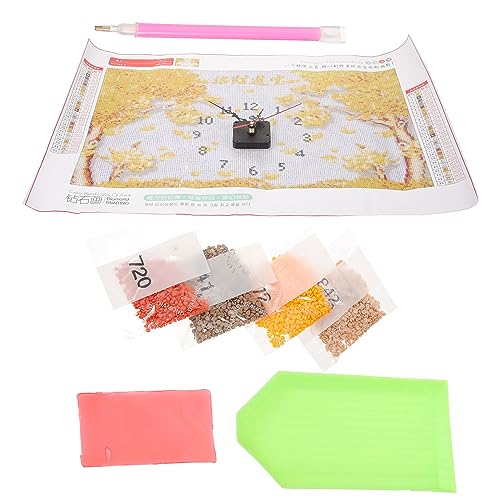 Kit de dessin diamant pour horloge murale en acrylique LALAFINA