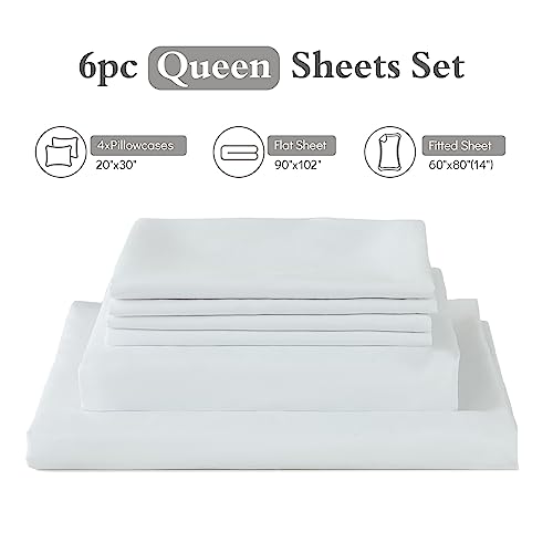 Save 15% on ILAVANDE Luxury Queen Sheet Set - Wrinkle-Free Microfiber