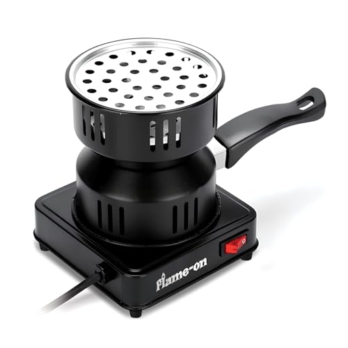 Flame-On Turbo Charcoal Burner |Electric Charcoal Starter