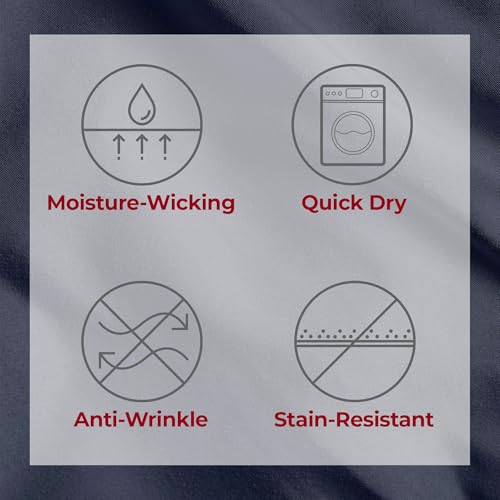 Image of Mellanni Split King Sheets Set - 5 PC Iconic Collection Bedding | Hotel Luxury, Extra Soft, Cooling Bed Sheets - Wrinkle, Fade, Stain Resistant (Split King, Navy Blue)