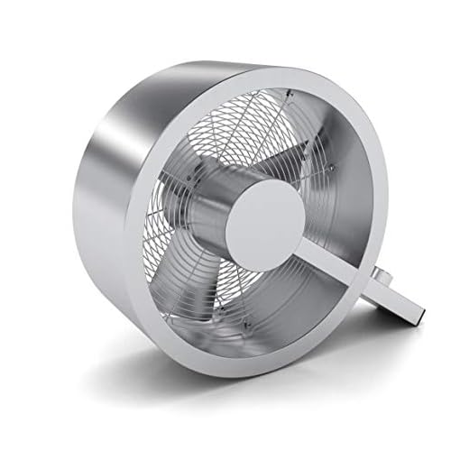 Stadler Form Design Ventilator Q [3 Leistungsstufen - 40 W] metal