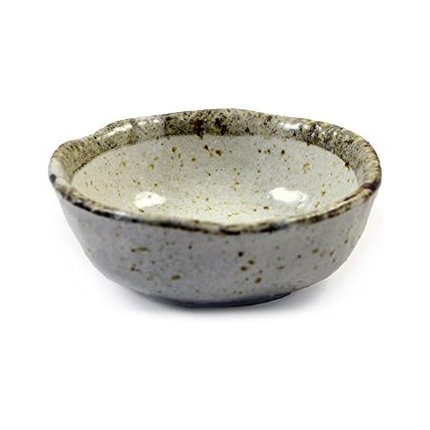 Japanese Beige Ceramic Dish for Sauces Cover