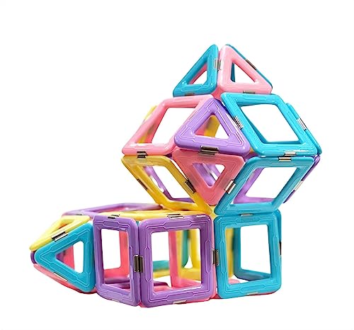 Glitzglam Castle Magnetic Blocks Building Set - Fun And Educational Toy For Kids Boys And Girls, Ages 3-8, Magnetic Tiles Toys Perfect For Developing Creativity And Stem Skills #TOP4