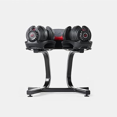 Bowflex Dumbbell stand with media rack