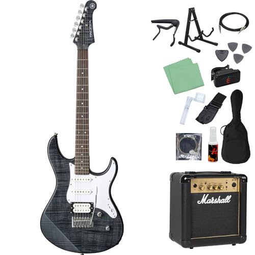 YAMAHA ヤマハ PACIFICA212VFM エレキギター 初心者14点セット 【マーシャルアンプ付き】 TBL ヤマハ
