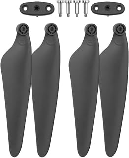 YTrBXZ Abrazadera de Clip de Repuesto para Drones RC Quadcopter Compatible con Accesorios de alas de reparación H117S Pro(Black Props 4PCS)