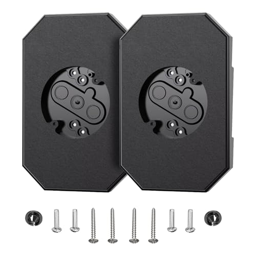 DZHPSRSZ 2 Pack Vinyl Siding Mounting Blocks for Outdoor Light,Siding Mounting Block 8141DBL,Vinyl Siding for 1/2 Inch Lap Double Siding and 4 Inch Siding,Black