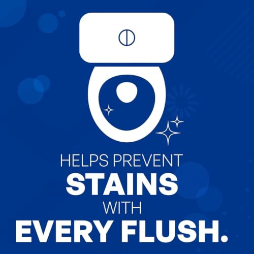 Image of Automatic Toilet Cleaner Tablets - Long Lasting Effervescent WC Bowl Cleaner for Commode Tank | Removes Limescale Stains, Deodorizer & Freshener (Pack of 10)