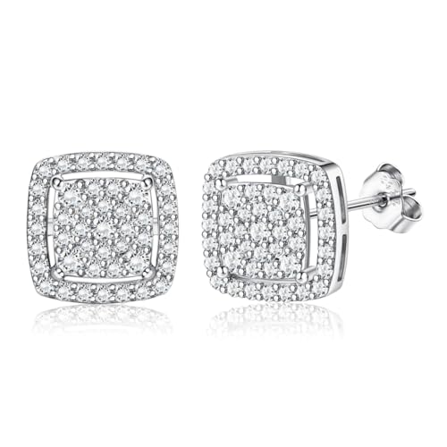 CHARIFIN ���f�B�[�X �C�������O ��h���� �X�e�����X�X�`�[�� �W���R�� �X�^�b�h�C�������O ���E���h �X�N�G�A �s�A�X � �w���b�N�X �V���o�[ �X�^�b�h�C�������O �����p 2�g, �X�e�����X�|, �L���[�r�b�N�W���R�j�A