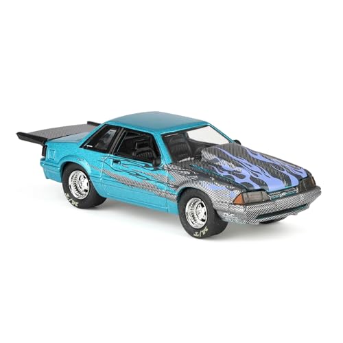 OBT 1/64 1990 Ford Mustang Fox Body Drag Car miniatura 2