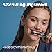 MIPOW Slim Pro i4 Electric Toothbrush Rechargeable Smart Ultra Sonic 3 Modes Magnetic Travel Case &Ceramic Dock, 60Day Long Battery Soft Bristles 2Heads IPX7 Waterproof,Color-(Blue)