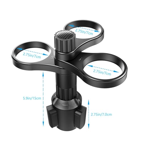 Portavasos para coche con base ajustable miniatura 3
