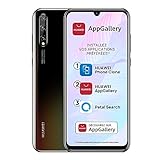Huawei P smart S Smartphone (6.3 , 4/128 Go, Double Nano SIM EMUI 10.1 AppGallery), Triple Caméra avec Capteur Principal de 48MP, Noir [Version Française] + Giftcard