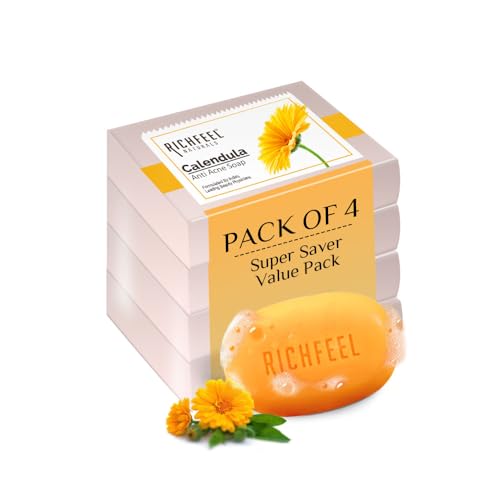 Richfeel Calendula Anti-Acne Soap For Skin prone to 