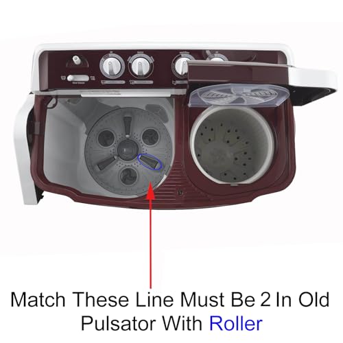 Image of FUSION STAR Pulsator for LG Semi-Automatic Washing Machine 7.5kg, 8kg, 8.5kg, 9kg, 9.5kg, 10kg, 10.5kg, 11kg, & 11.5kg, Capacity | Grey (Match & Buy 2 Line) Replacement Parts (Pack of 1)