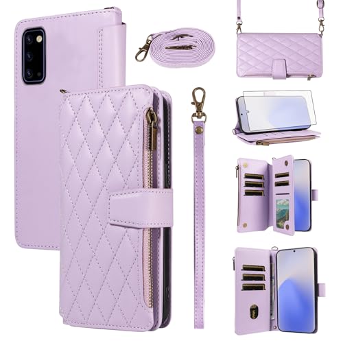 Protection Note 20 5G antichoc Asuwish avec rabat portefeuille et verre de sécurité