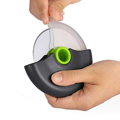 KeepingcooX Pizza Cutter Wheel, Professional Pizza Slicer - Comfortable Palm Grip Pizza Wheel, Stainless Steel Blade with Protective Blade Guard Cover, Wheel Cutter, Kitchen Utensil Tool