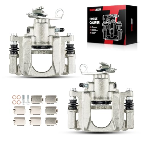 Image of Torchbeam Rear Brake Calipers Set for Dodge 2009-2012 Journey, Rear Left and Rear Right Calipers Replace # 18B5176+18B5177