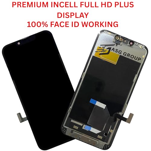 Image of Screen Replacement for iPhone 13 | IPS LCD FHD+ Display with Touch | 90Hz Smooth Refresh Rate | 680 nits Brightness | Face ID Working |