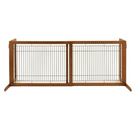 Freestanding Pet Gate Hl - Brown