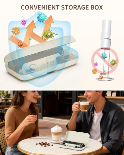 Milk Frother Handheld Battery Operated