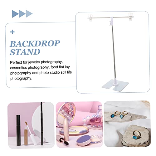 Abaodam Pequeno Suporte De Fundo Suporte Branco Titular Pano De Fundo Fotografias Suporte De Pano De