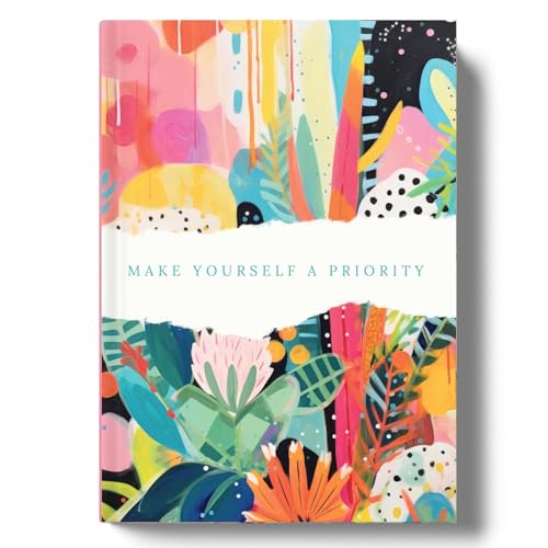 Image of LAURET BLANC Hardcover Unruled Notebook- 120GSM Natural Shade Paper, 150 Plain Pages, Hardbound (Make Yourself A Priority)