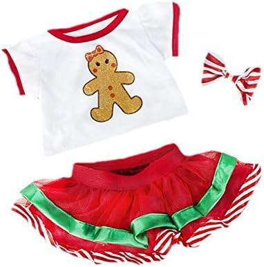 Christmas Gingerbread Outfit Teddy Clothes to fit 15-16 inches (40cm) Build a bear