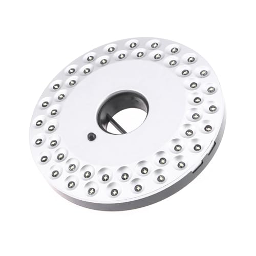 DIKACA Lampada LED da Campeggio LED Alta Luminosità Luce per Ombrellone da Patio Batteria Operata Senza Batterie Incluse per Campeggio e Tende Argento