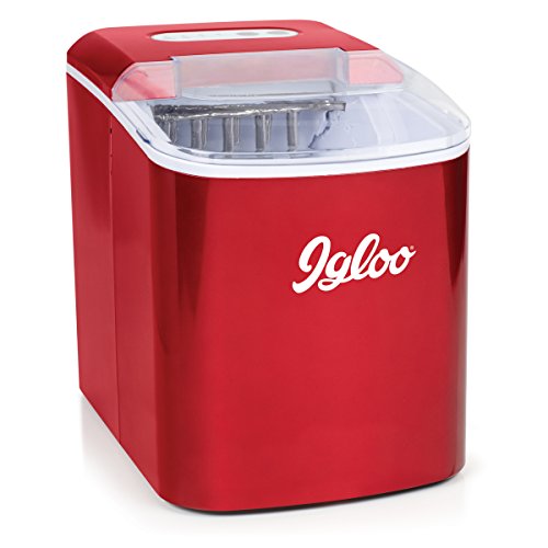 Igloo 26-lb Automatic Electric Countertop Ice Maker - 9 Cubes in 7 Mins, with Scoop and Basket by Igloo - Used condition - US$71.03