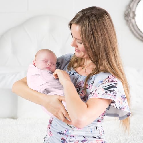 Image of Mama Cheetah Baby Swaddle Sack, Organic Swaddling Blanket, Newborn Swaddle Sleep Sacks, Adjustable Infant Swaddle Wrap, Easy Swaddles for Boy Girl 0-3 Month