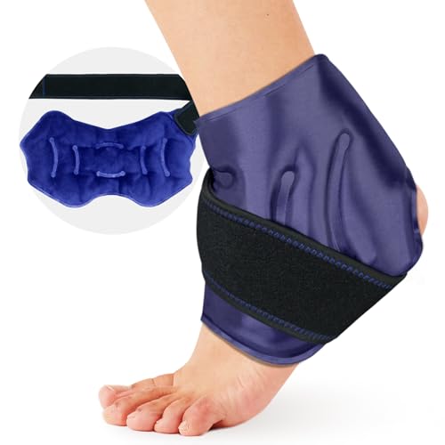 AiricePac Ankle Ice Pack Wrap for Swelling, Ice Pack for